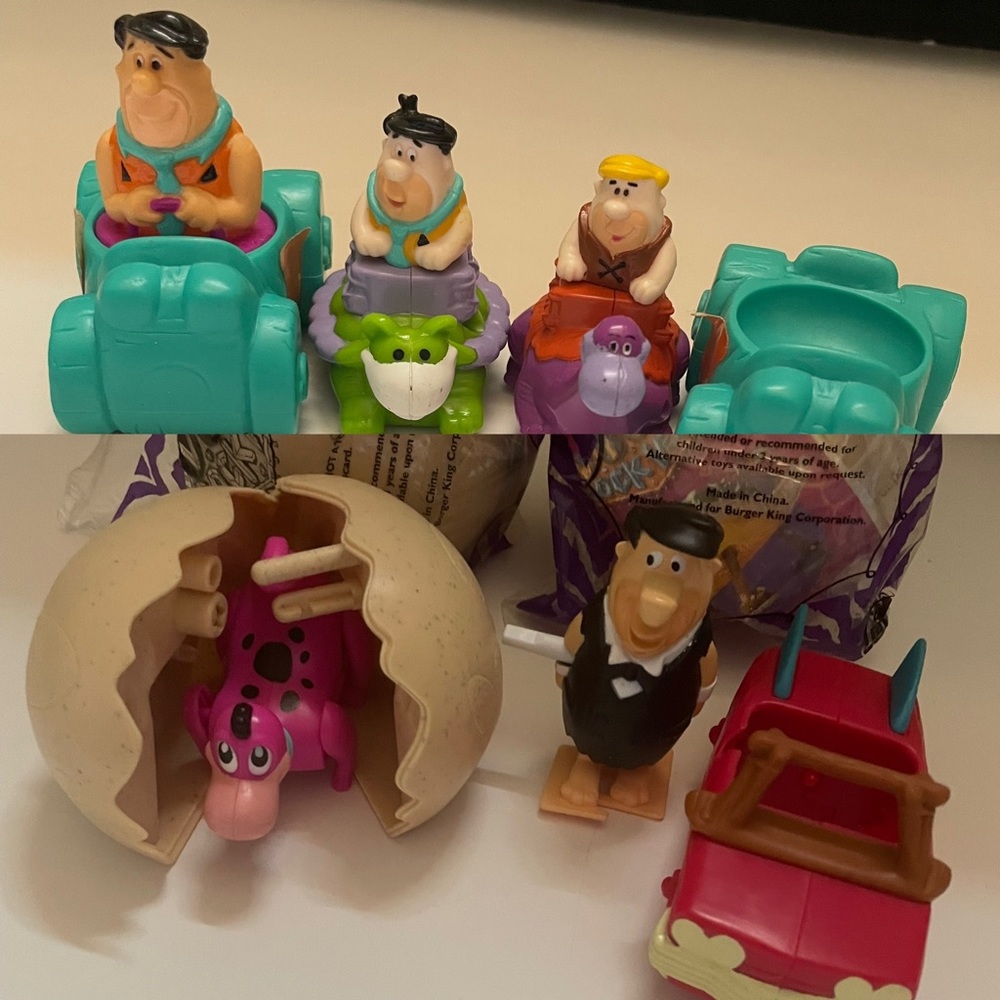 Flintstones vintage and collectable Toy Bundle